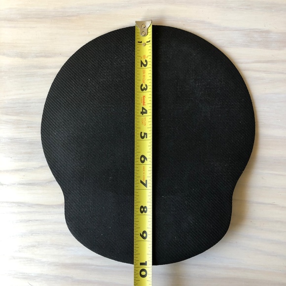 Allsop Foam Mouse Pad/Wrist Rest Combo, Black, 9x10", Ergonomic Support - Picture 10 of 15